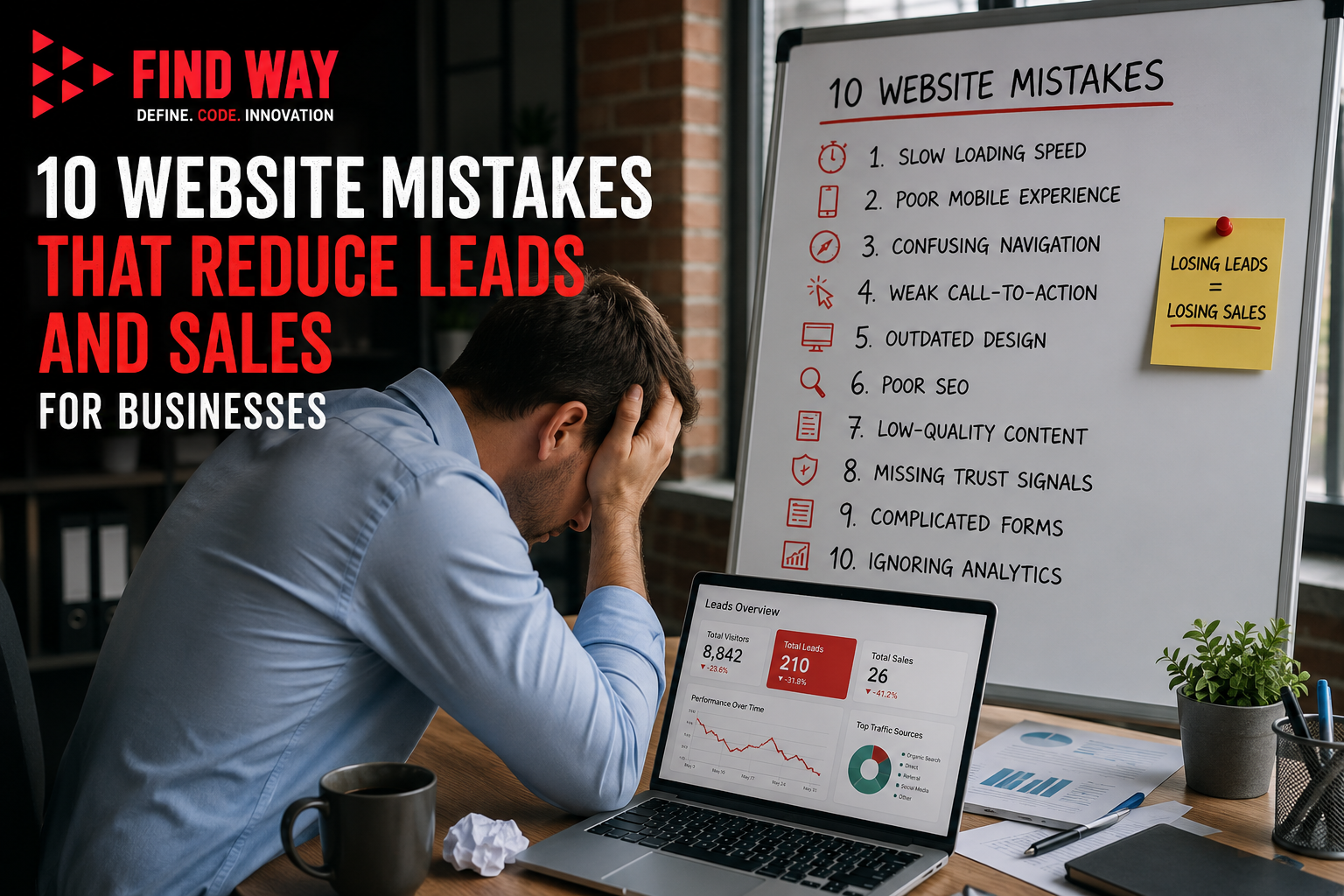 10 Website Mistakes That Reduce Leads and Sales for Businesses