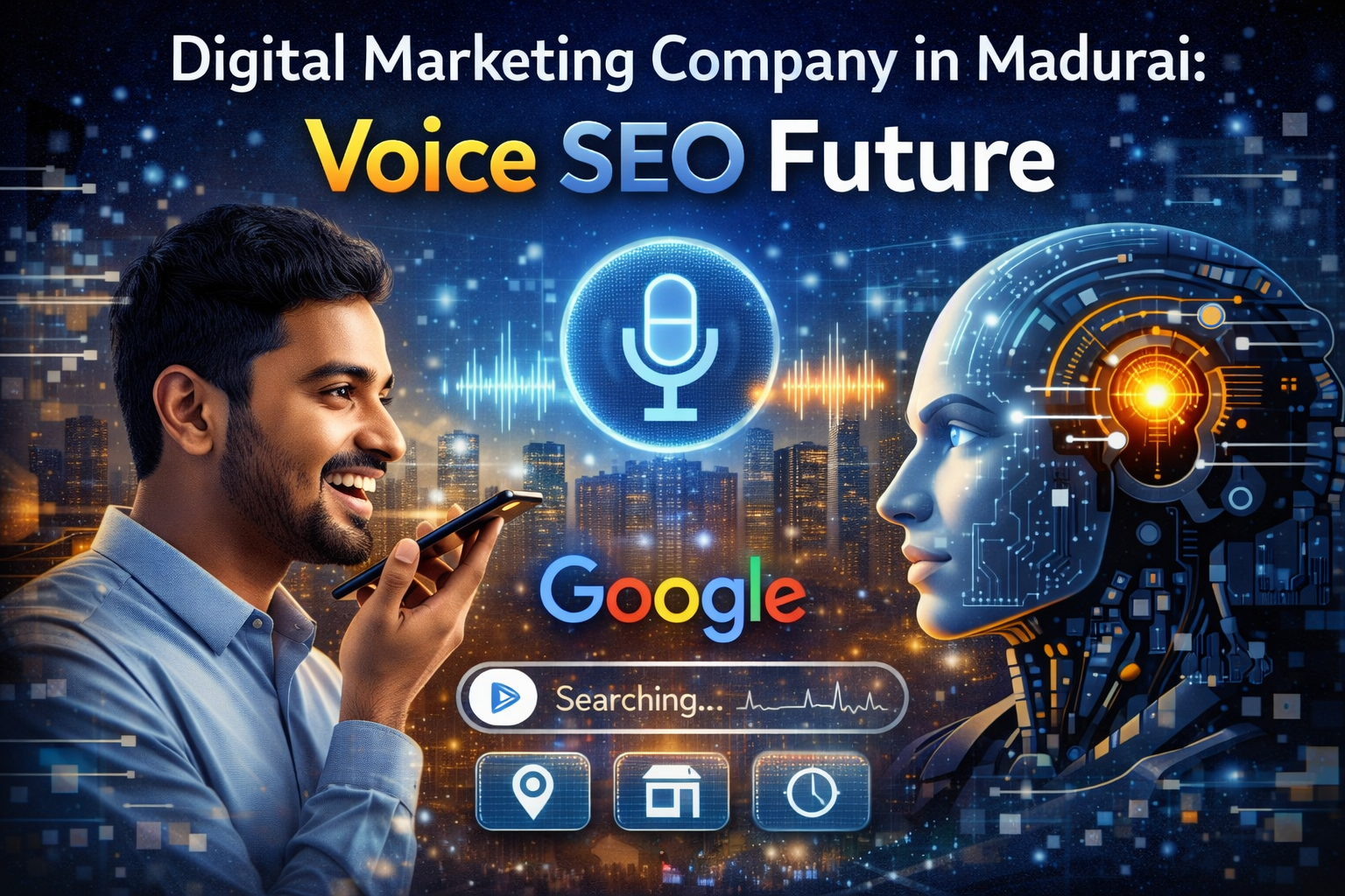Voice Search Optimization-The Future of Local SEO in India-Insight by a Top Digital Marketing Company of Madurai