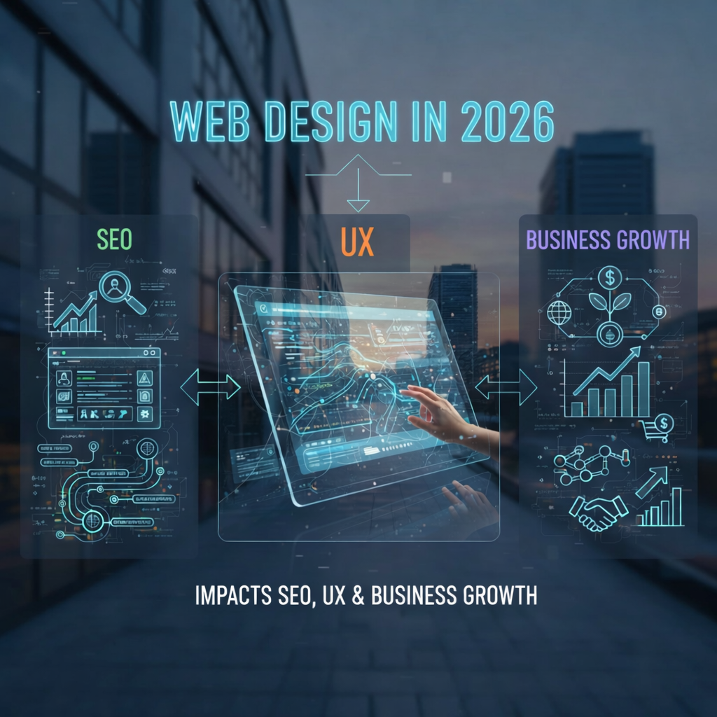 How Web Design in 2026 Impacts SEO, User Experience and Business Growth